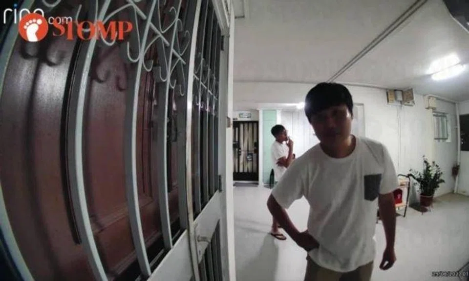 They were seen "smoking and prowling" along the corridor since 1.15am.