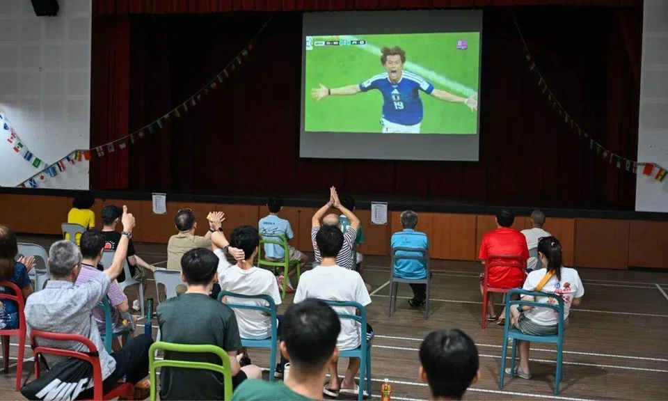 The World Cup screenings by the religious institutions are in addition to those held by commercial and community entities, and even at least one school.