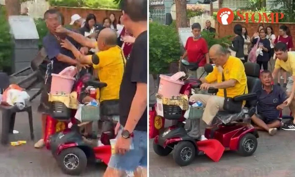 PMA user punches man until he falls to ground outside Waterloo Street temple