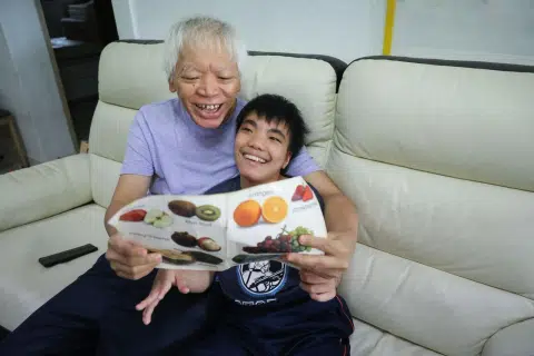 Cancer survivor, 69, is full-time caregiver to 14-year-old son with special needs