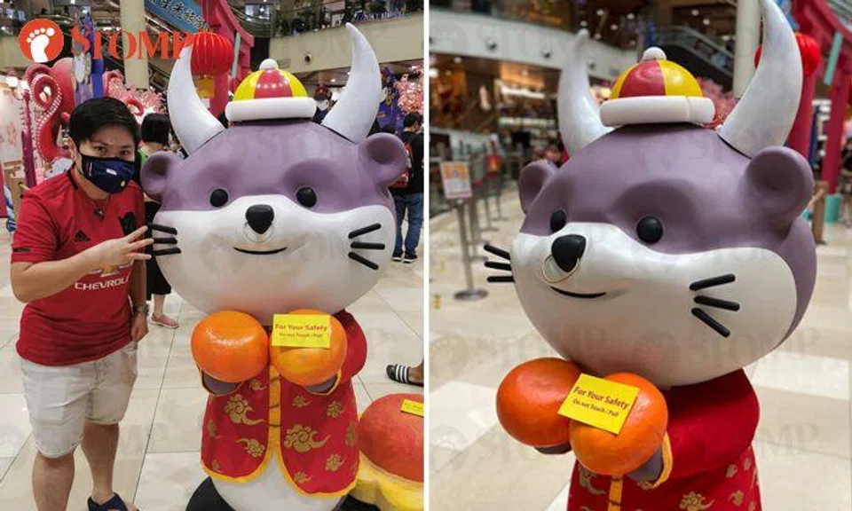 Chinatown Point debunks accusations that CNY mascot is rat 'recycled' to look like Ox