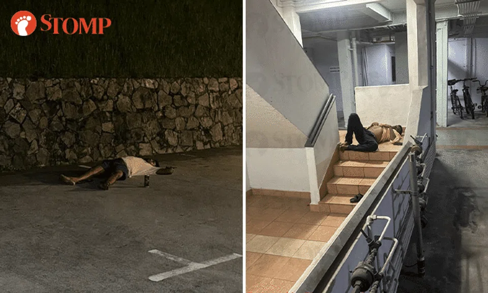 ‘Every day drinking and shouting’: Men seen sleeping in public at East Coast Park, French Road and Novena