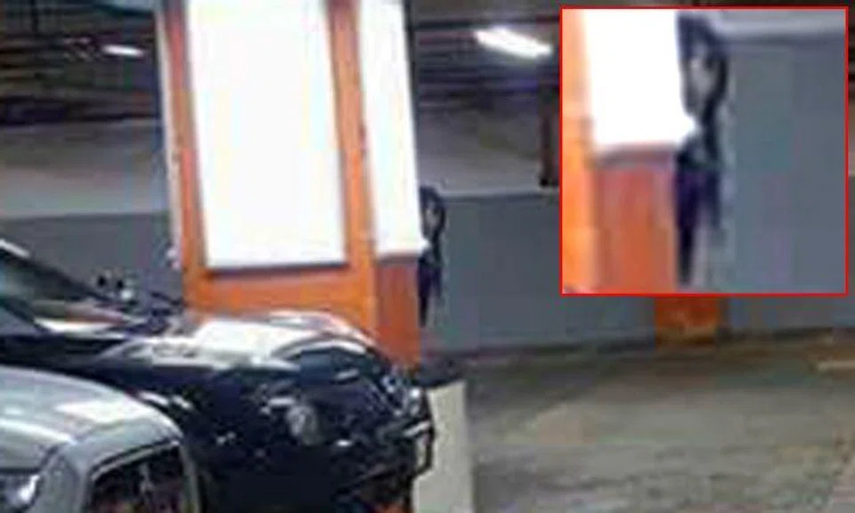 Imagine walking to the carpark and seeing this behind the pillar