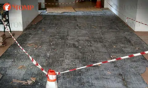 Floor tiles crack and pop out at lobby of Choa Chu Kang Crescent block