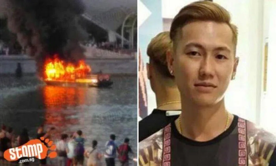 Open verdict on death of boatman who was found drowned in Singapore River after his boat went up in flames