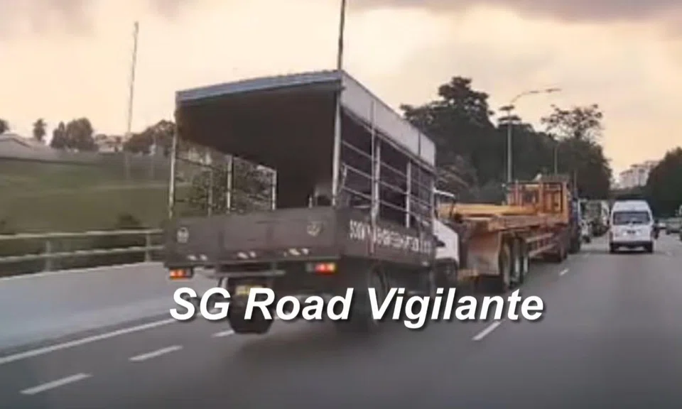 Ten people were sent to the hospital after a lorry crashed into a trailer on the KJE on the evening of Mar 10.