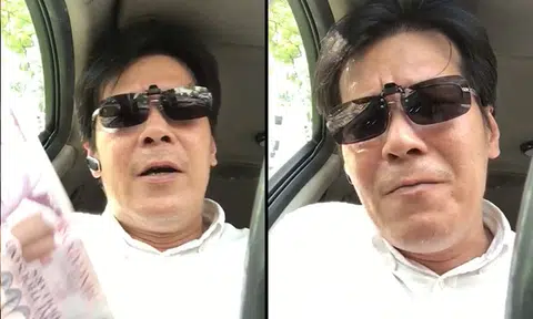 Self proclaimed great taxi driver retorts to proud chicken rice store owner on video -- by flaunting cash