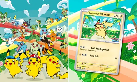 Pokémon run Singapore, Pikachu card, Pokémon 30th anniversary