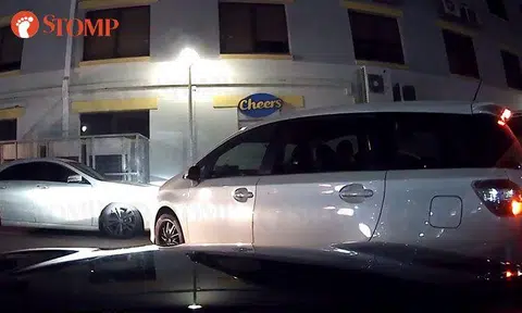 Man looking for hit-and-run driver who damaged his BMW car at Hougang carpark, police investigating