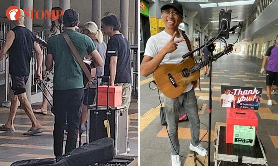 Busker who won hearts at Pasir Ris MRT station reacts to Stomp feature: 'It made me happy'