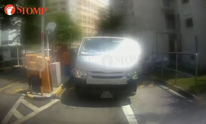 Van driver tailgates Stomper to avoid paying for parking at Choa Chu ...
