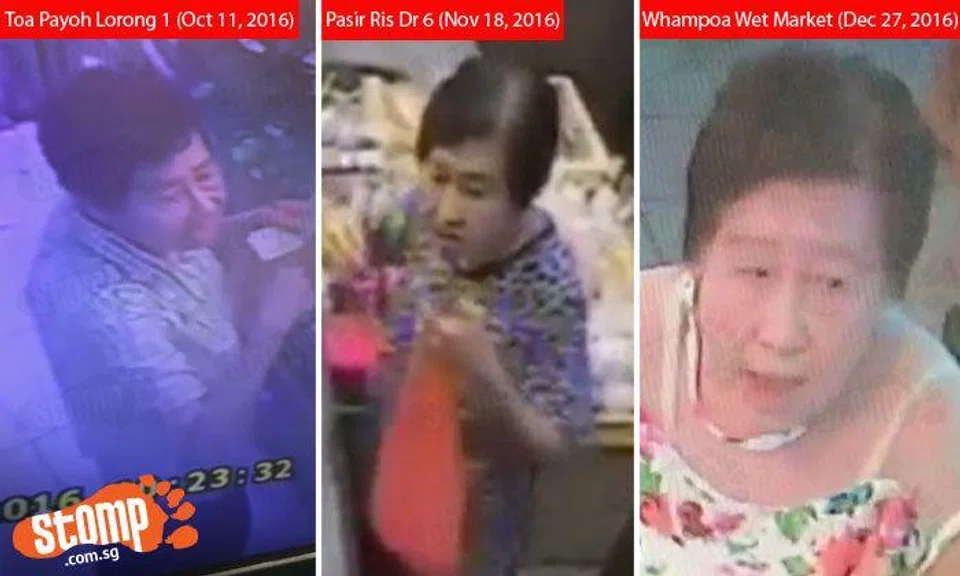 Scammer auntie caught on third video cheating shopkeeper: Does anyone know who she is?