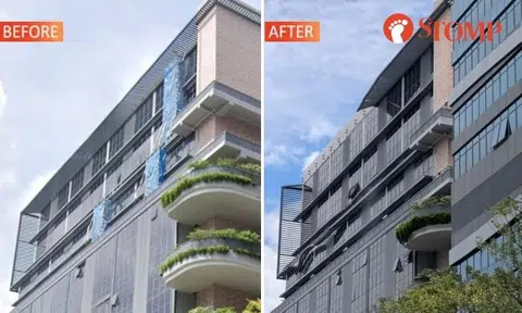 27m-long metal strip falls 8 storeys from roof of building in Hougang, man nearly hit by debris
