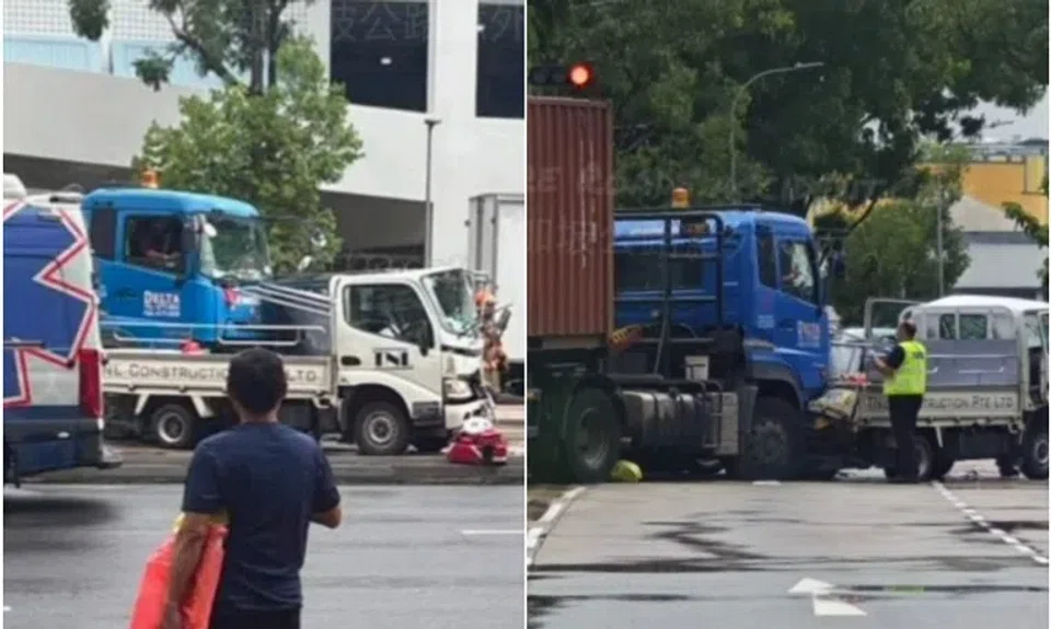 The accident involved three lorries, one van and one prime mover, added the police. 