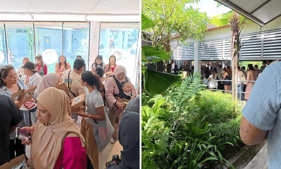 The Slice Slice Baby event on Sept 14 was marketed as Singapore's take on the viral cake picnic trend.