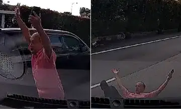 Man, 60, sparks collision after dangerous driving, then pretends he got run down by the other car