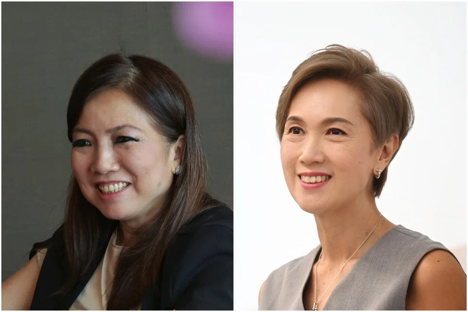 DBS CEO Tan Su Shan (left) topped Fortune's “Most Powerful Women Asia” list, while Digital Development and Information Minister Josephine Teo was named among 12 “Most Influential Women”.