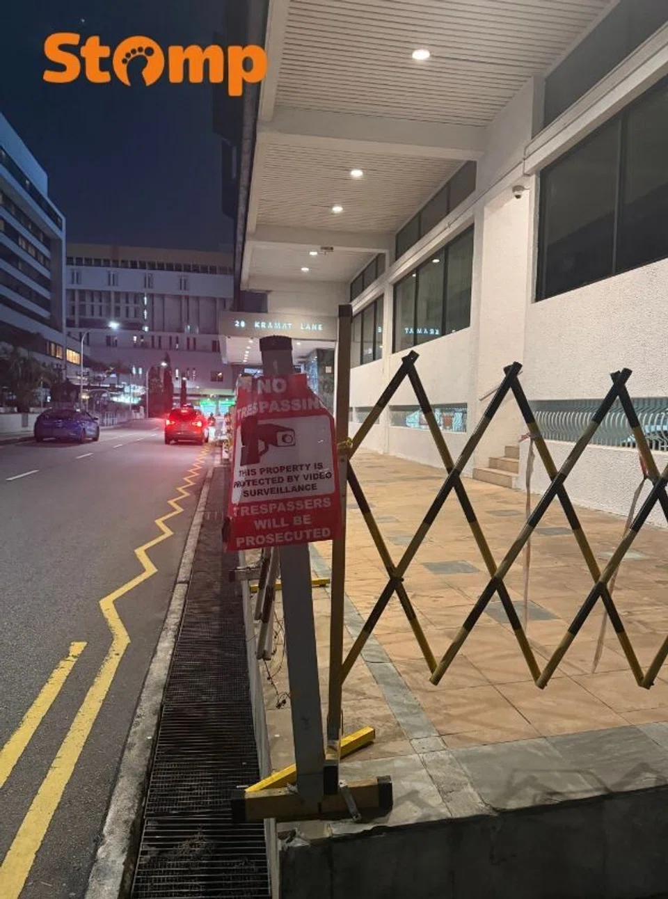 Pedestrian says cordoned walkway at Somerset forces him onto road: ‘Very dangerous’