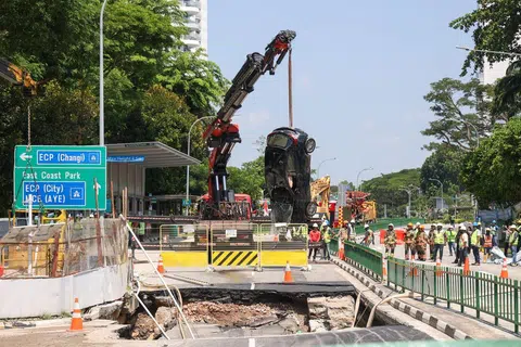 Sewage shaft failure linked to Tanjong Katong Road sinkhole: PUB