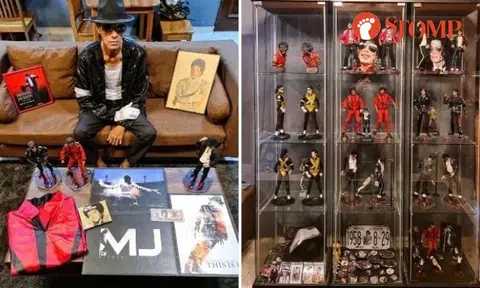 S'pore fan shows off jaw-dropping collection of Michael Jackson action figures, clothes and more