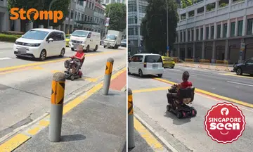 PMA user riding in Bugis bus lane sparks safety concerns