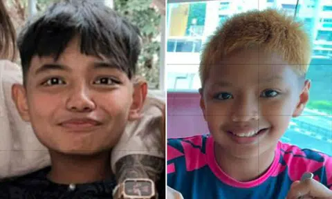 Muhammad Aydrian Ruhazeeq Bin Muhammad Basil Hafidin (left) and Muhammad Ayden Ruhazeeq Bin Muhammad Basil Hafidin were last seen in the vicinity of Block 492E Tampines Street 45.