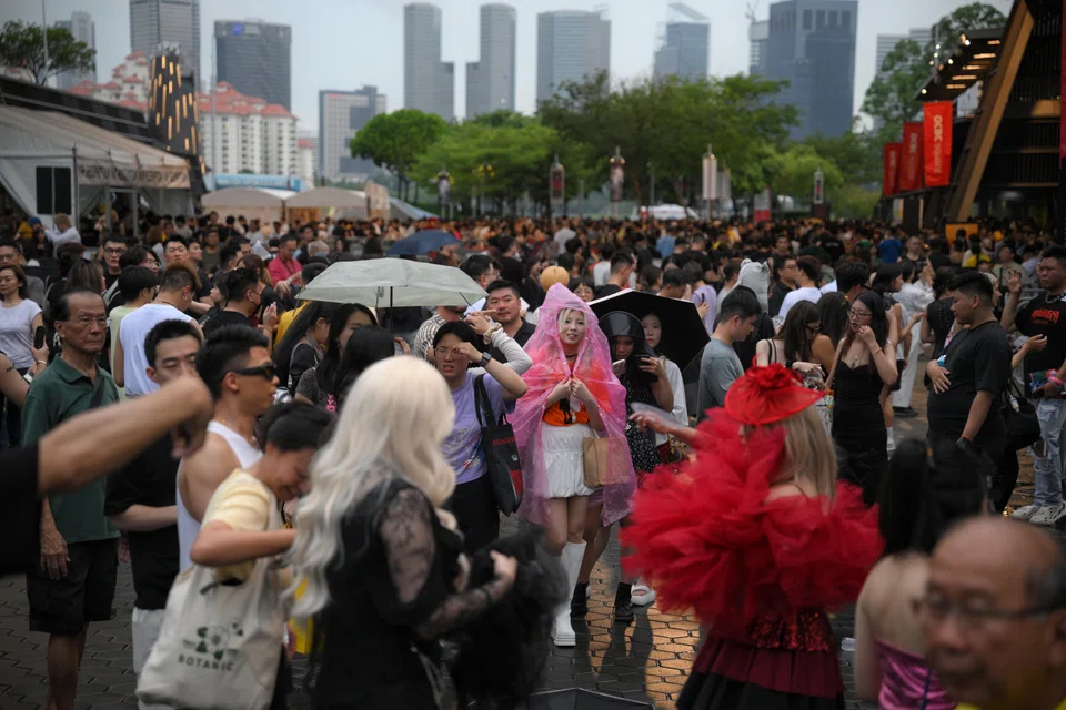 The crowd ahead of Lady Gaga’s Mayhem Ball Tour held at the National Stadium on May 18.