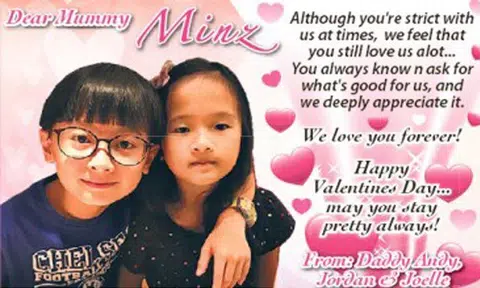 These Valentine's Day dedications in The New Paper and Lianhe Zaobao's Lovelines will tug at your heartstrings