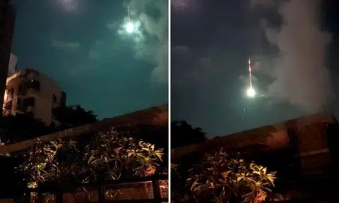 Facebook user Priyanka Vijoy uploaded a video of the meteor onto the platform, describing the sighting as a “rare and thrilling experience”.