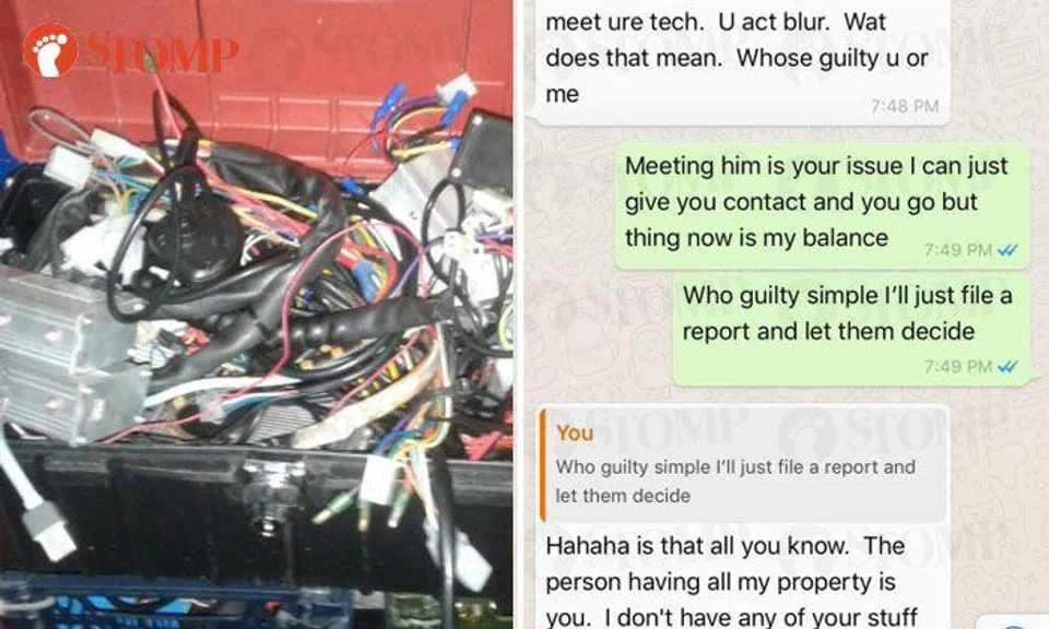  Stomper sends e-scooter for repair, but gets it back in worse condition and is asked to pay more