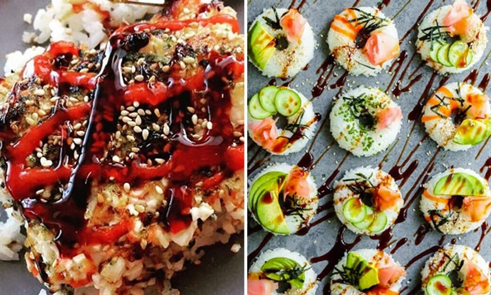 Sushi goes well with almost everything and here are some combinations that looks delicious