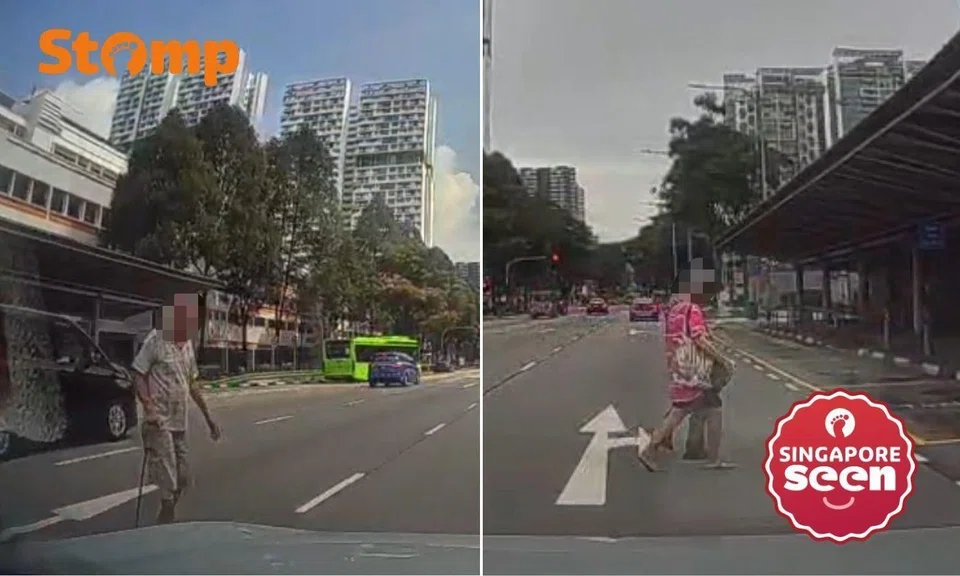 elderly jaywalkers
