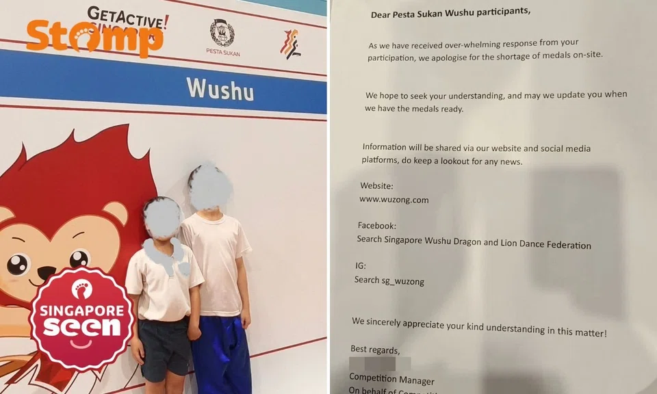 Pesta Sukan Wushu Championships medal shortage leaves children ‘disappointed’ and parents ‘incredulous’