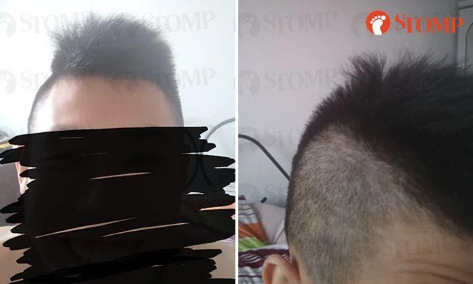 Guy ends up with uneven hair after visiting Woodlands salon, told 'it will grow back'