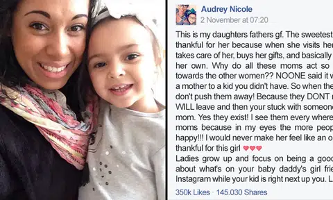 Mum's thank you note to her ex's new girlfriend is going viral