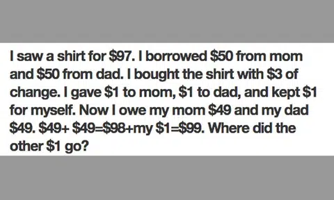 Where did the money go? This riddle will boggle your mind