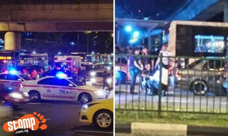 Yishun MRT car chase: Driver speeds through police roadblock -- then assaults officers who tried to arrest him