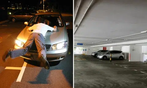 Man clings onto car bonnet after allegedly finding wife naked with lover in vehicle at Sengkang carpark