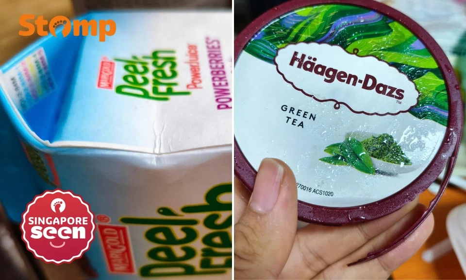 ‘Almost all’ of man’s FairPrice groceries arrive damaged, ice cream leaking