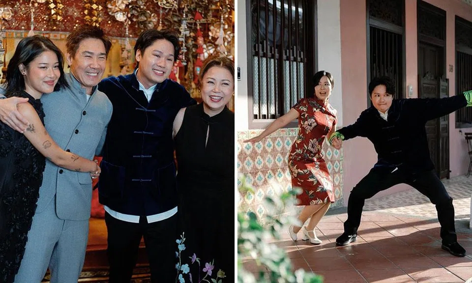 Chen Xi posted wedding photos with his Japanese wife Mami