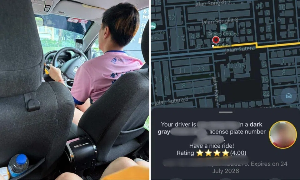 A group of women who booked a car in Johor Bahru via ride-hailing app Maxim found the driver dressed only in his underwear. 