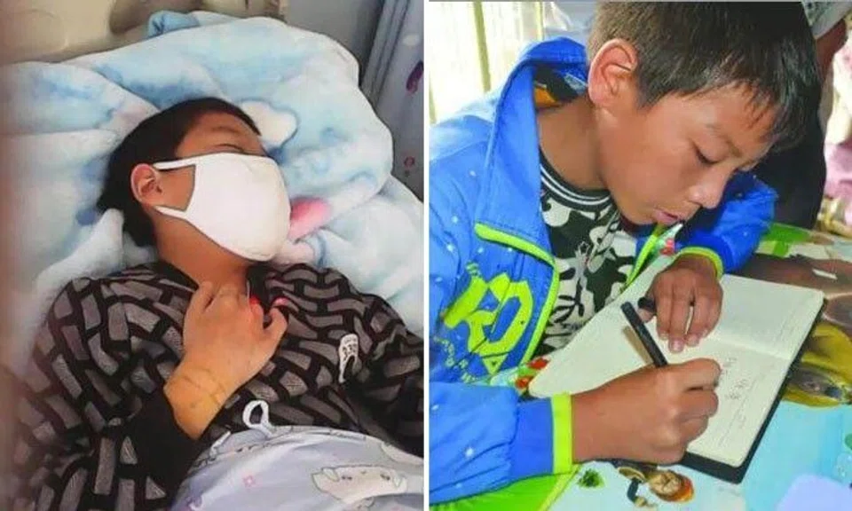 Boy with leukemia travels 400km for treatment alone before going to school