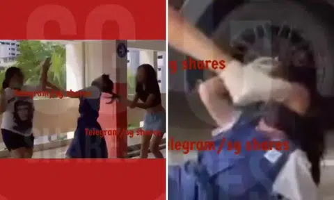 Disciplinary measures taken against schoolgirls seen fighting in carpark, police investigating