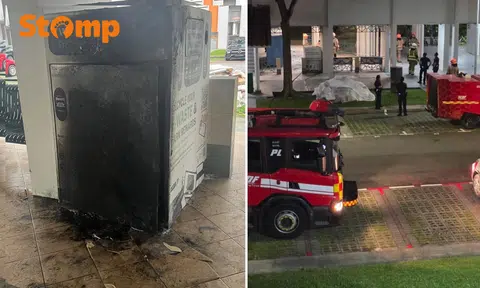 'Gunpowder smell and smoke': E-waste bin fire disrupts Serangooon neighbourhood