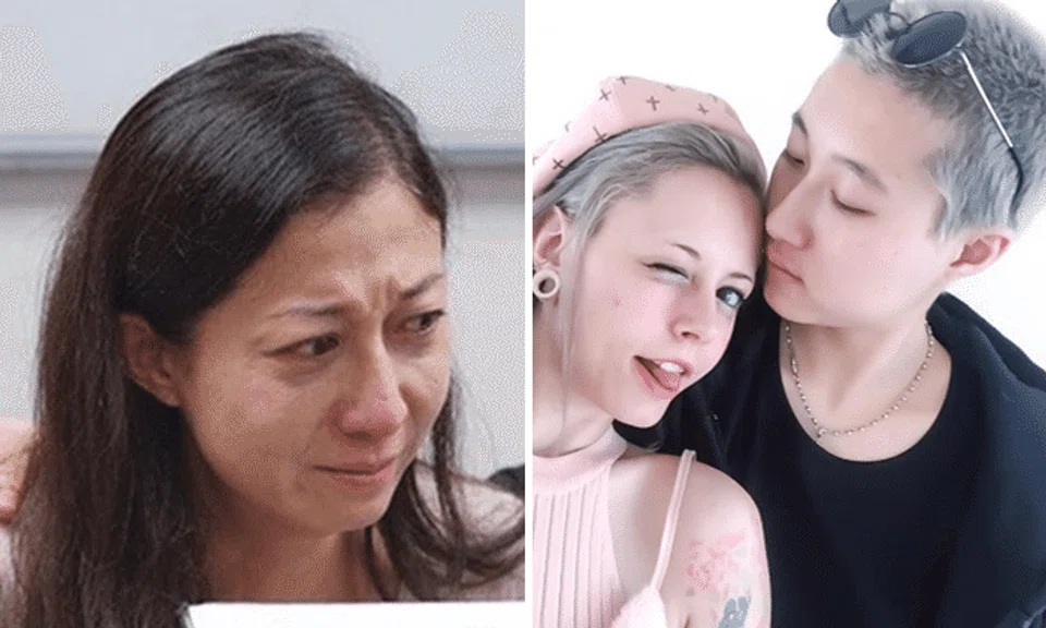 Elaine (left) accused daughter Etta (rightmost) of stealing from her home. Photo: Shin Min Daily News, Andi and Etta's Instagram 