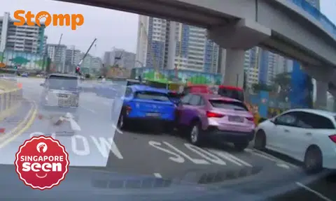 accident, dashcam footage, Ang Mo Kio