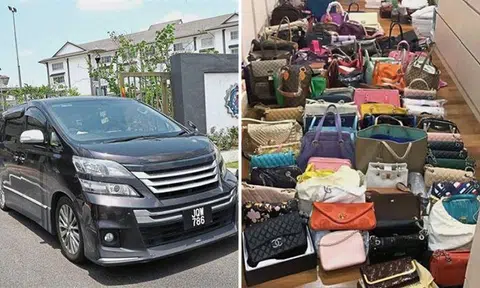 150 designer handbags, cash and luxury MPV seized from Johor official's house