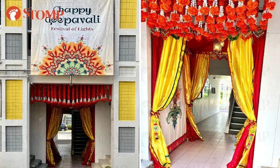 Pasir Ris residents spread festive cheer to neighbours with stunning Deepavali decorations