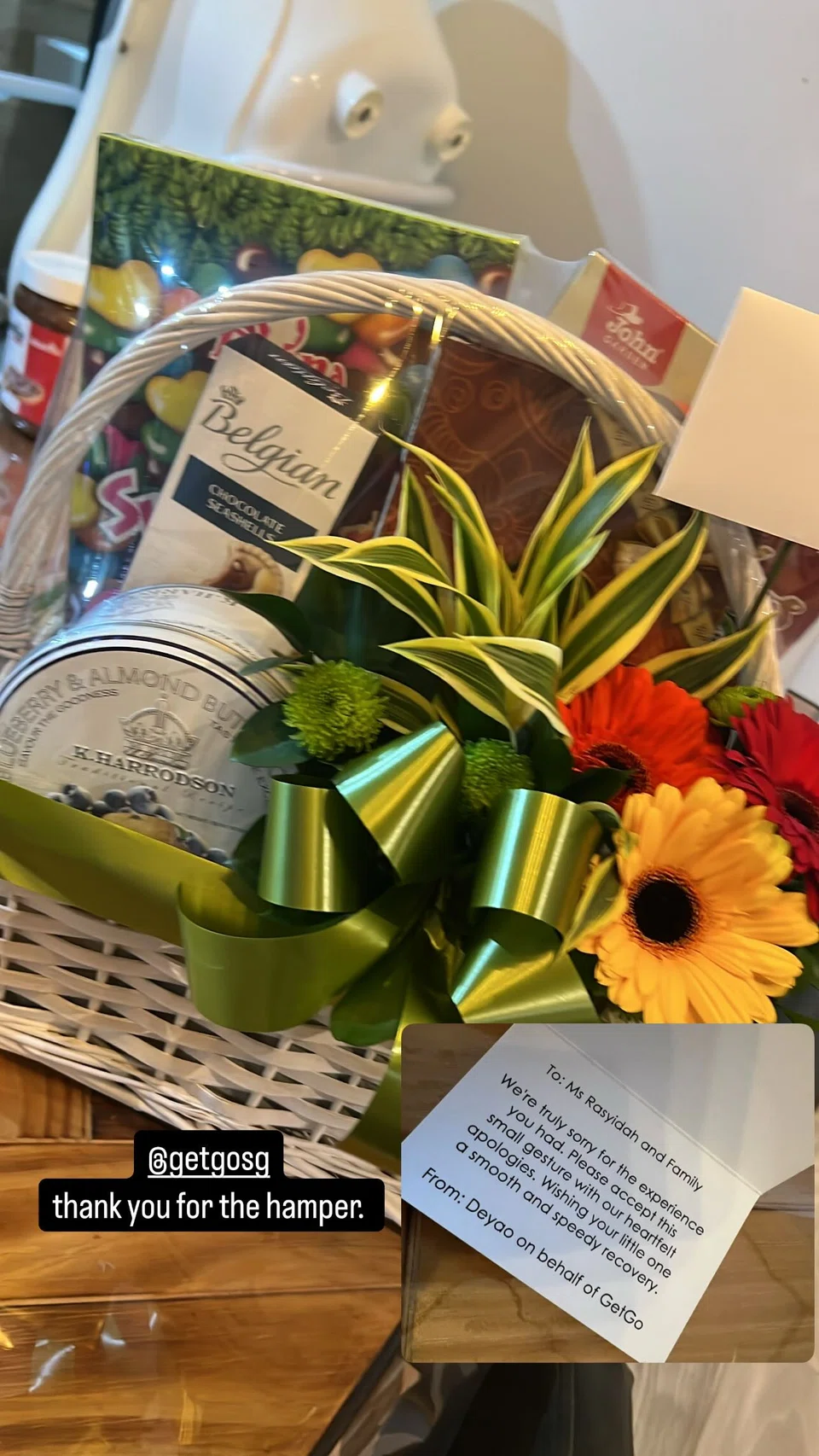 GetGo sends care package to family after girl gets trapped in car