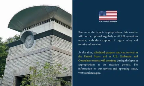 Scheduled visa services at US Embassy will continue 'as situation permits' during govt shutdown